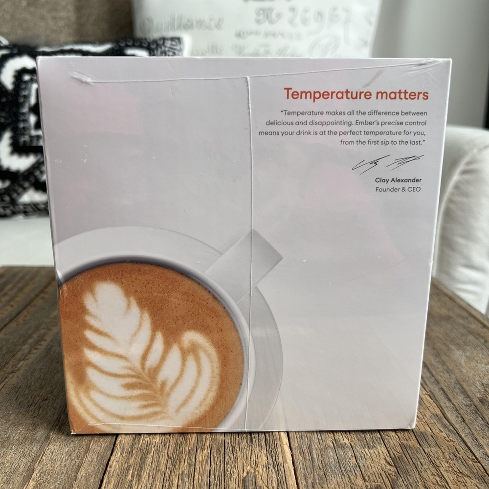 Ember Temperature Control Mug 2 White 14 Oz Smart Heated Coffee Cup New Sealed - Picture 4 of 5